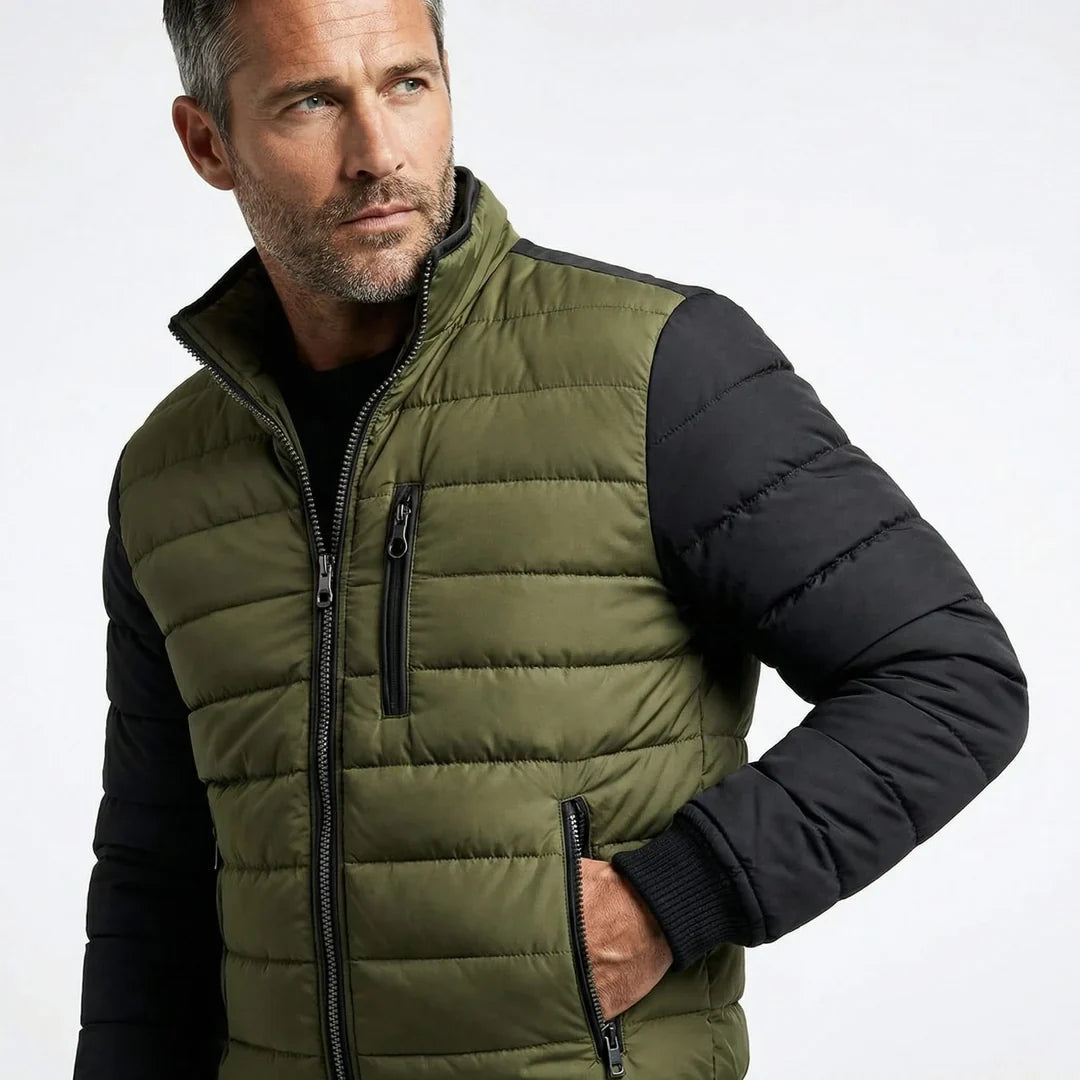 Men’s Quilted Zip-Up Jacket