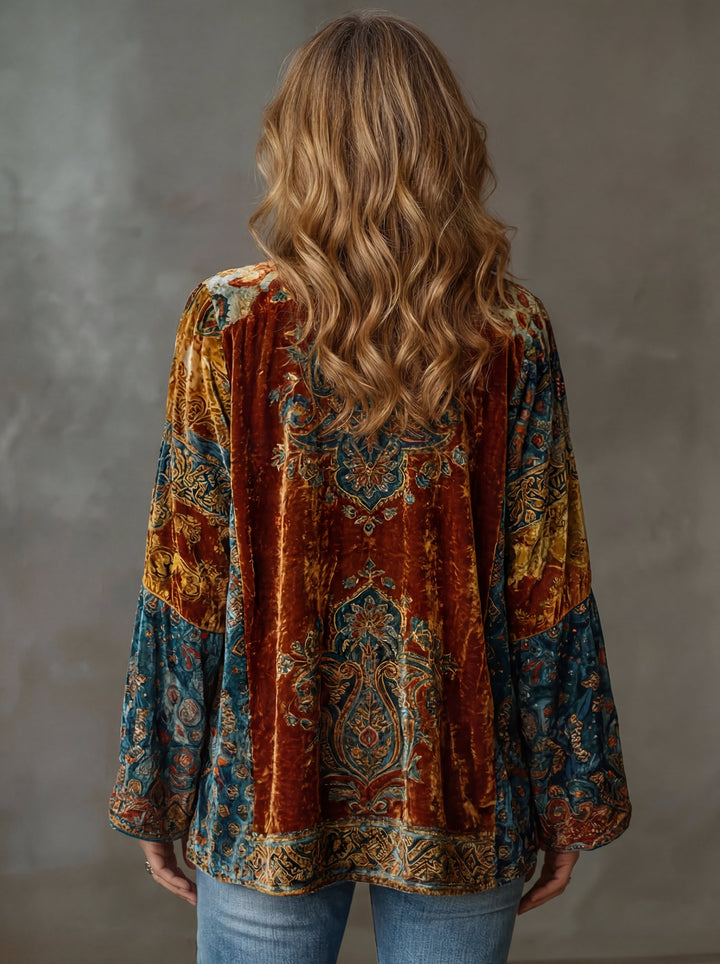 Women’s Boho Lightweight Open Front Kimono Jacket