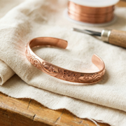 Women’s Adjustable Floral Cuff Bracelet