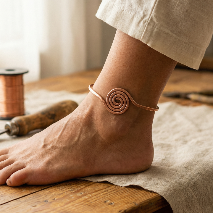 Women’s Adjustable Coil Anklet