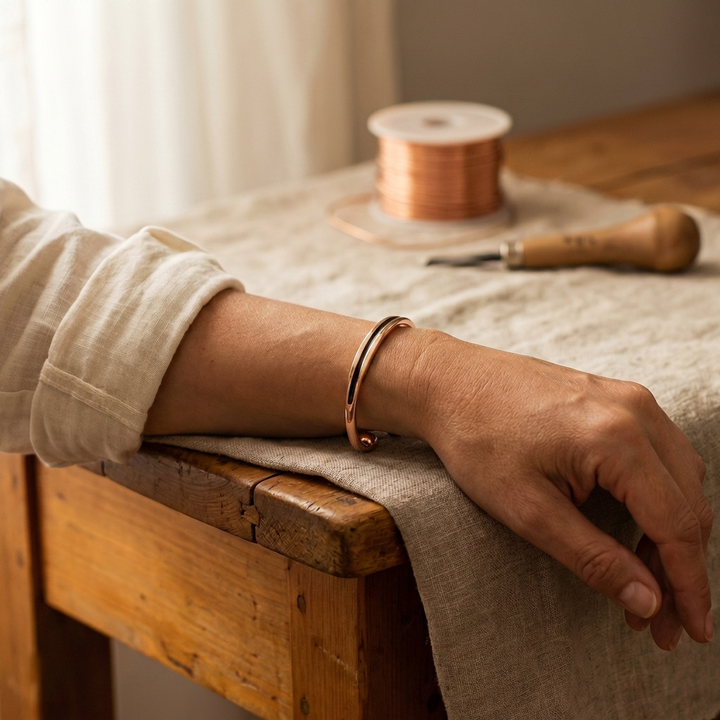Women’s Adjustable Copper Cuff Bracelet