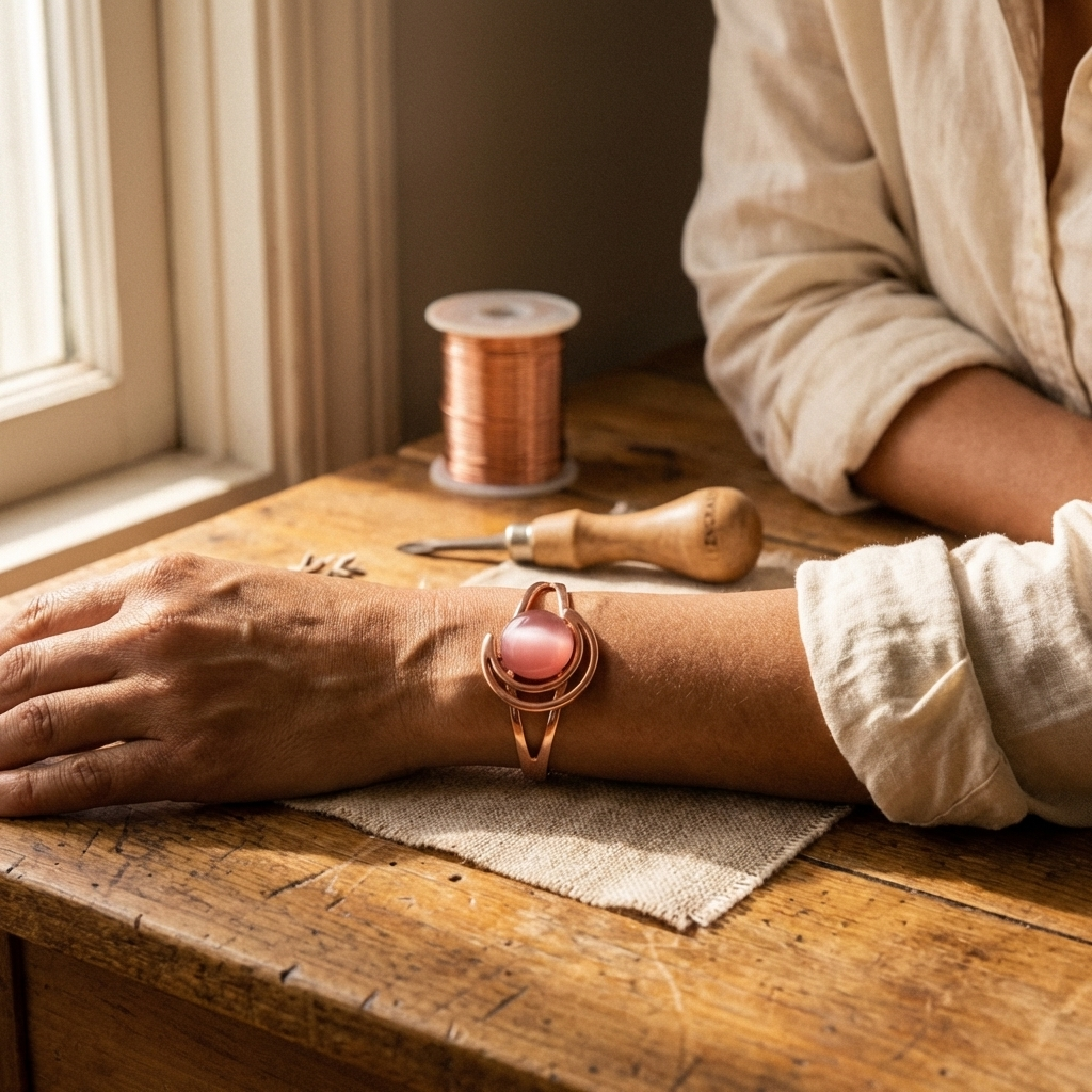 Women’s Pink Beaded Stackable Bracelet