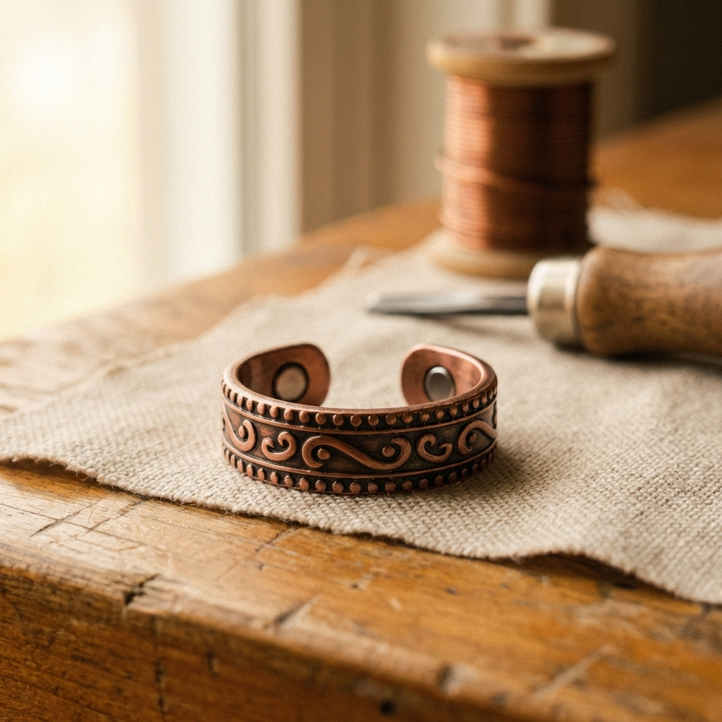 Women’s Adjustable Fern Leaf Ring