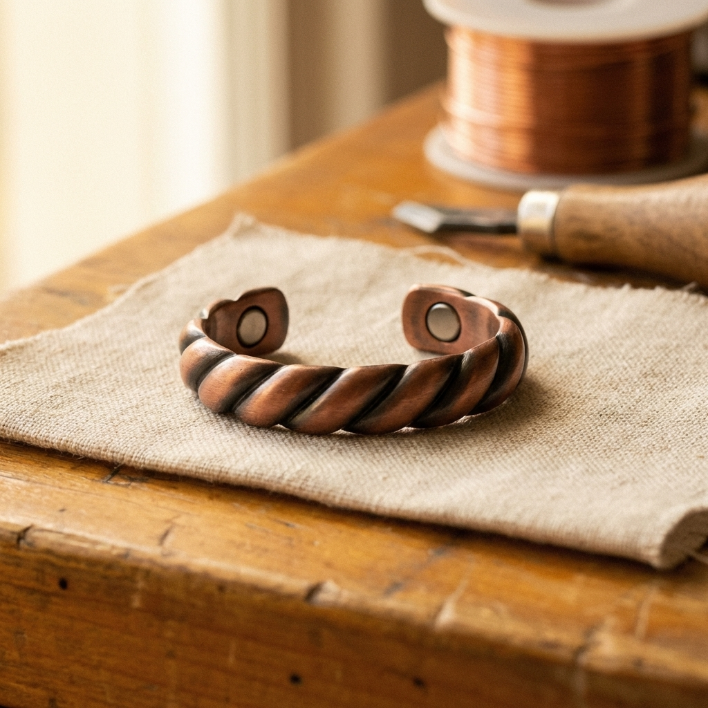 Women’s Adjustable Thin Copper Ring
