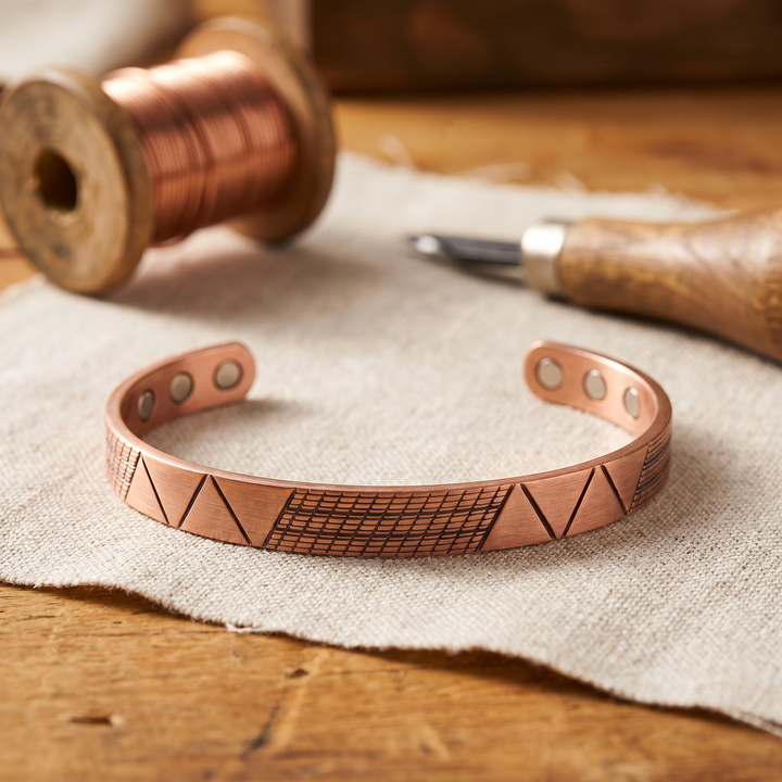 Women’s Crest Engraved Cuff Bracelet