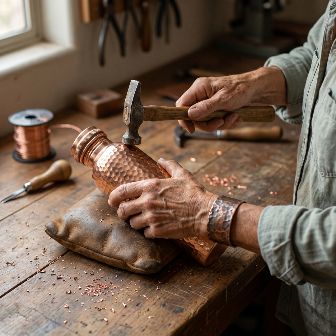 Copper Reusable Water Bottle