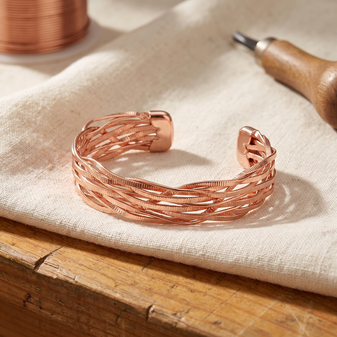 Women’s Dainty Stackable Copper Bracelet