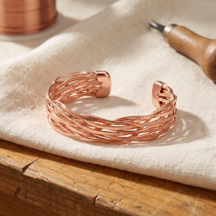 Women’s Dainty Stackable Copper Bracelet