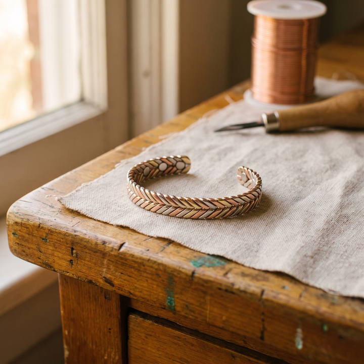 Women’s Hammered Open Cuff Bracelet