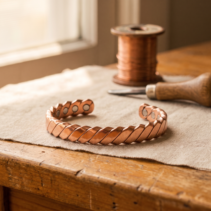 Women’s Moss Green Patina Cuff Bracelet
