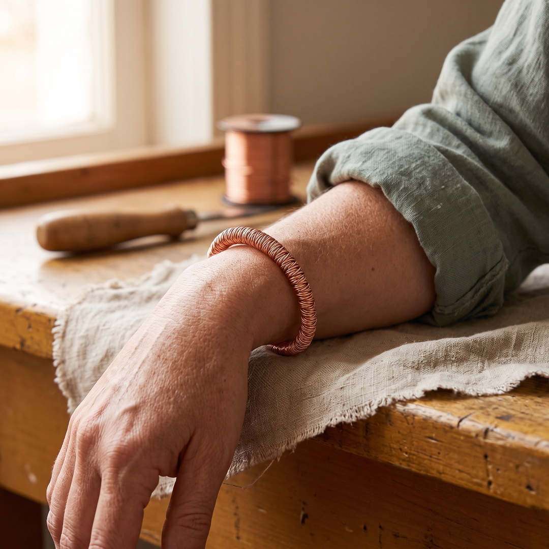 Women’s Hammered Adjustable Open Cuff Bracelet