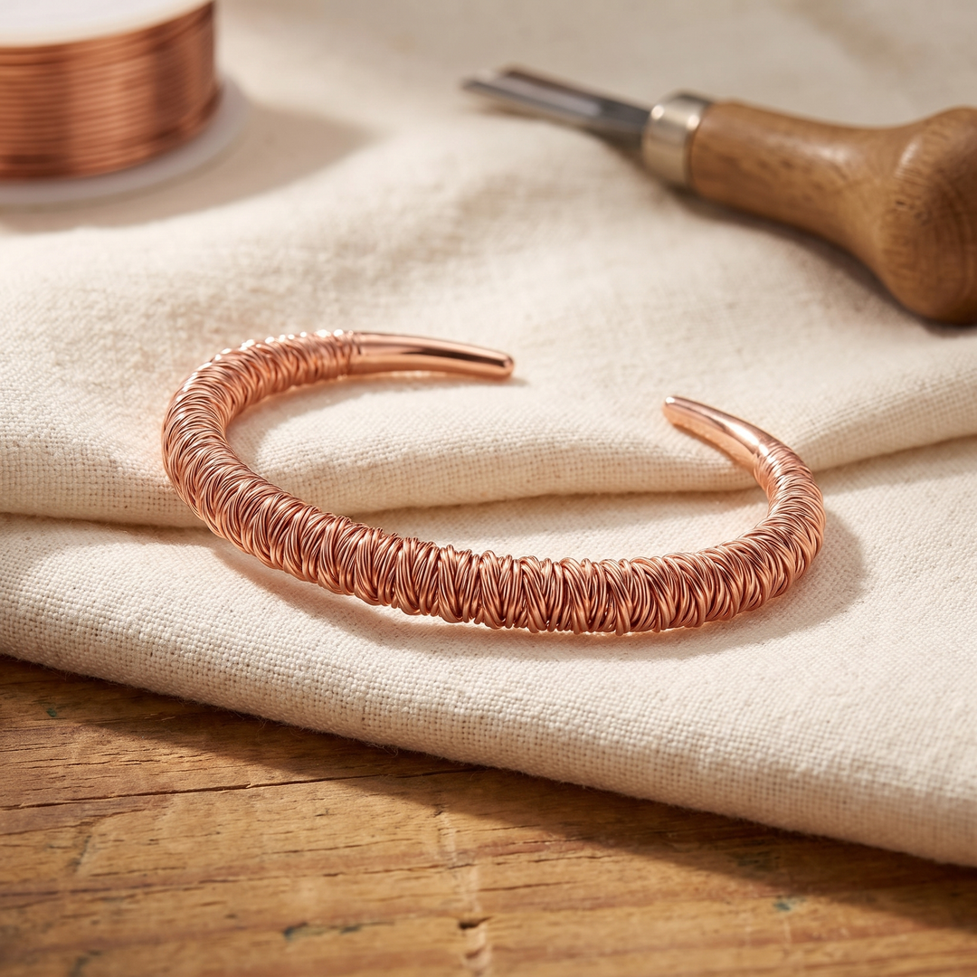 Women’s Hammered Adjustable Open Cuff Bracelet