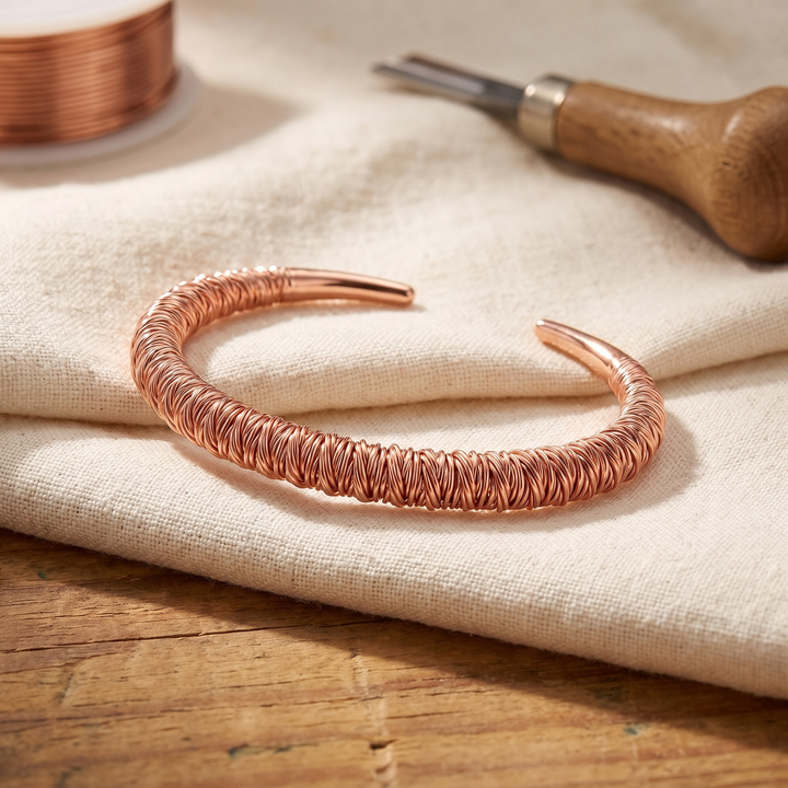Women’s Hammered Adjustable Open Cuff Bracelet