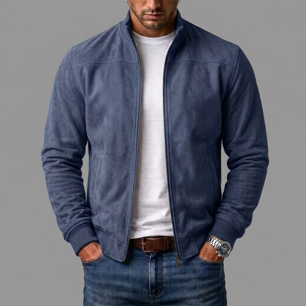 Men’s Classic Zip Up Bomber Jacket