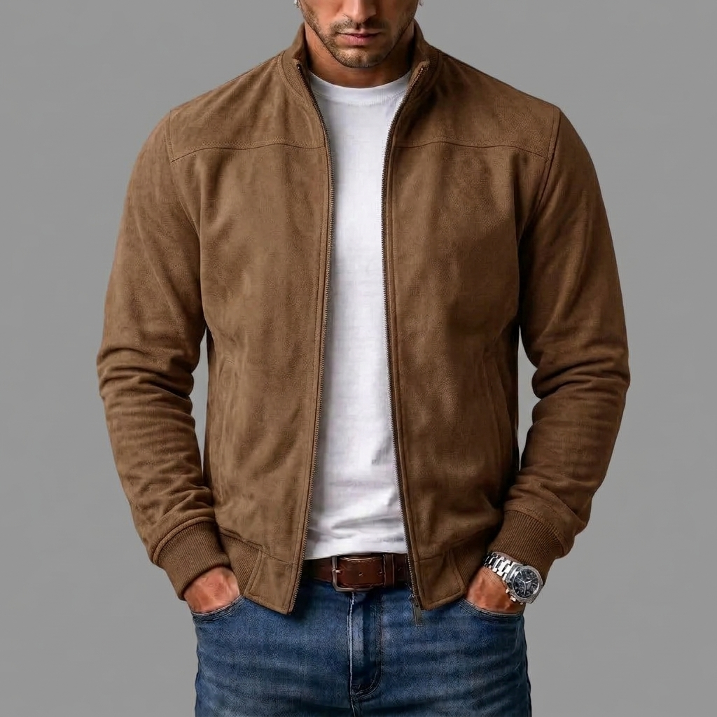Men’s Classic Zip Up Bomber Jacket
