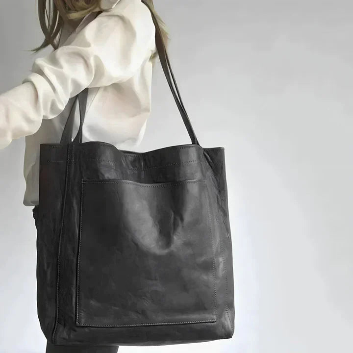 Women’s Large Vegan Work Tote Bag