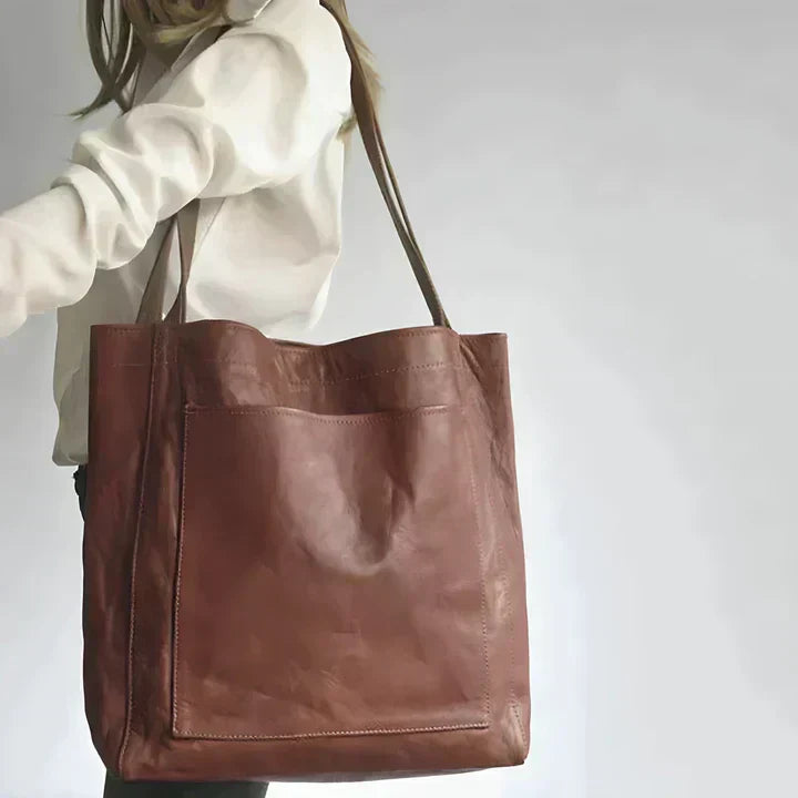Women’s Large Vegan Work Tote Bag