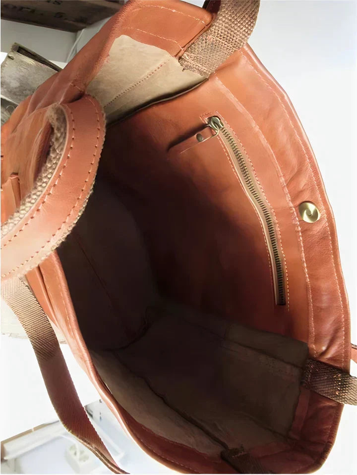Women’s Large Vegan Work Tote Bag