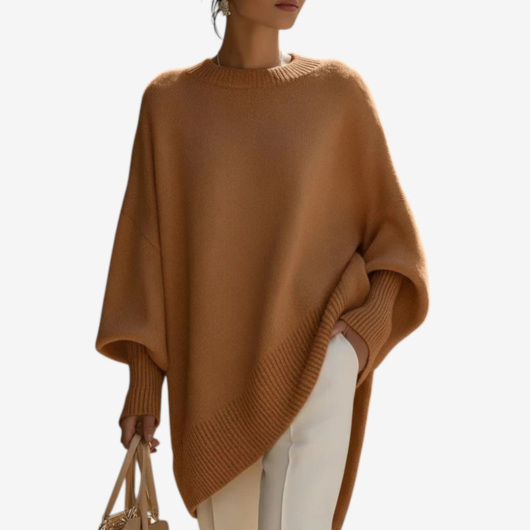 Women’s Oversized Ribbed Crewneck Sweater