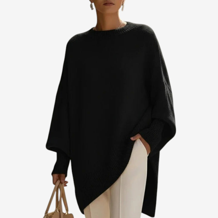 Women’s Oversized Ribbed Crewneck Sweater
