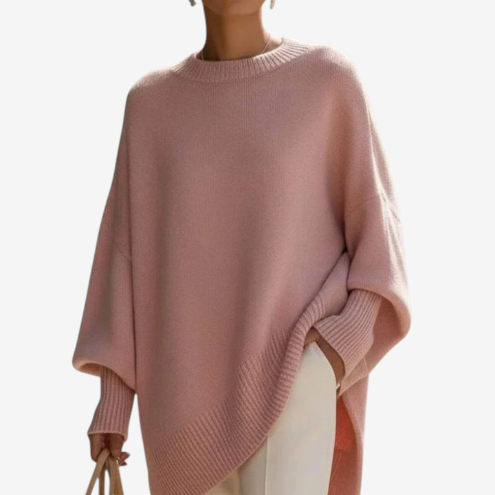 Women’s Oversized Ribbed Crewneck Sweater