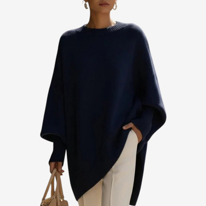 Women’s Oversized Ribbed Crewneck Sweater