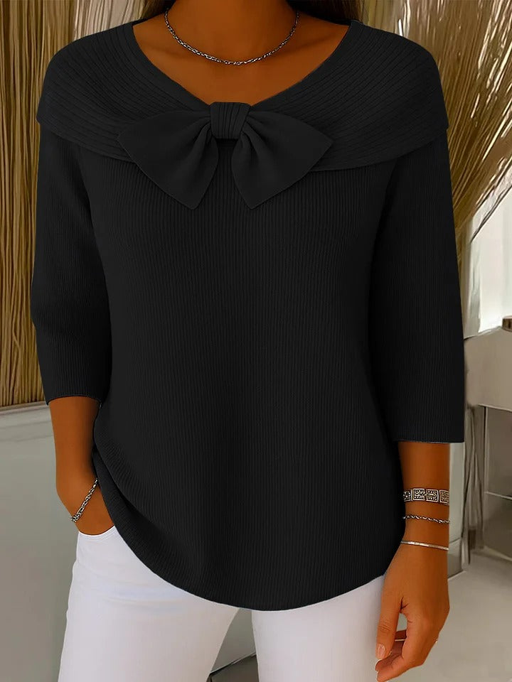 Women’s Long Sleeve Knit Pullover Sweater