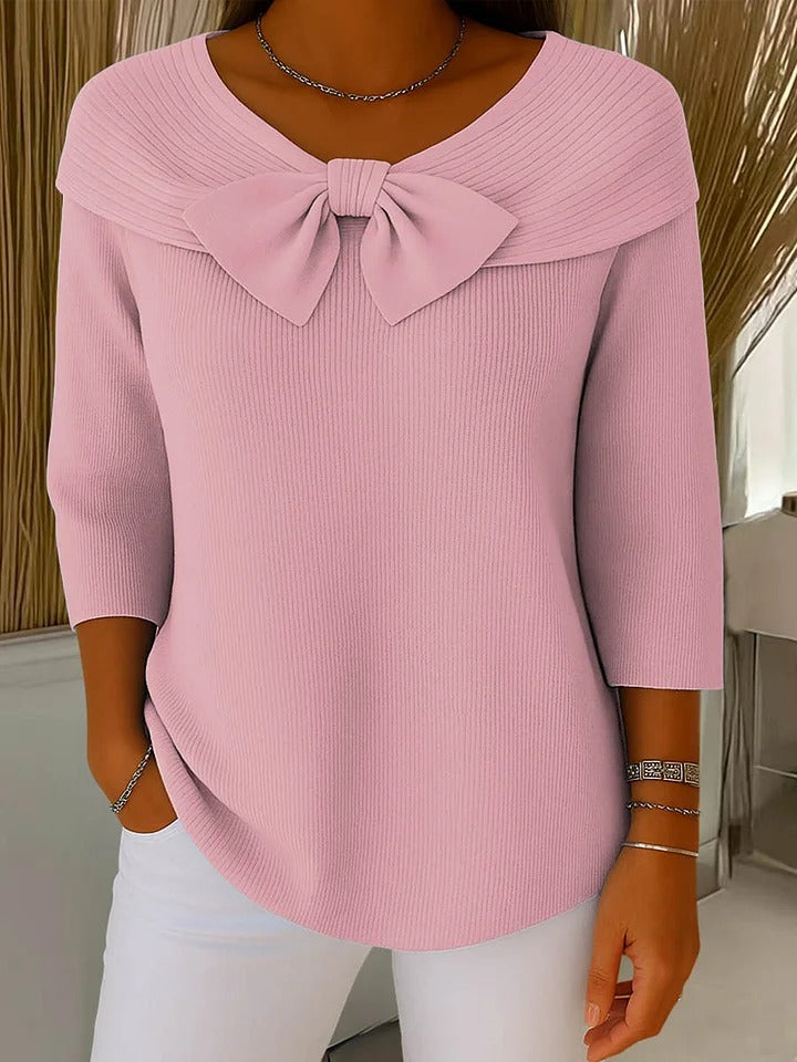 Women’s Long Sleeve Knit Pullover Sweater