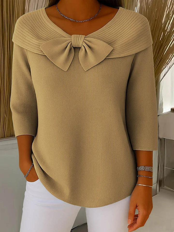 Women’s Long Sleeve Knit Pullover Sweater