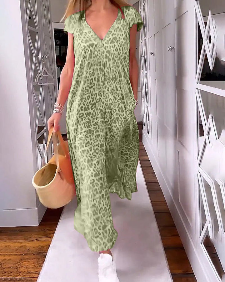 Women’s V-Neck Maxi Dress