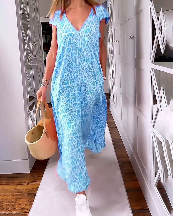 Women’s V-Neck Maxi Dress
