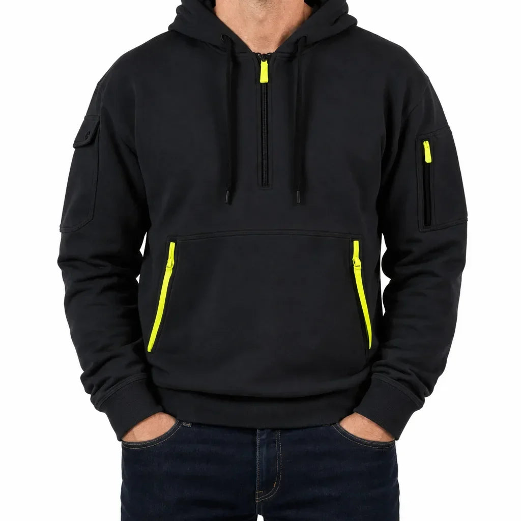 Men’s Utility Quarter-Zip Pullover Hoodie