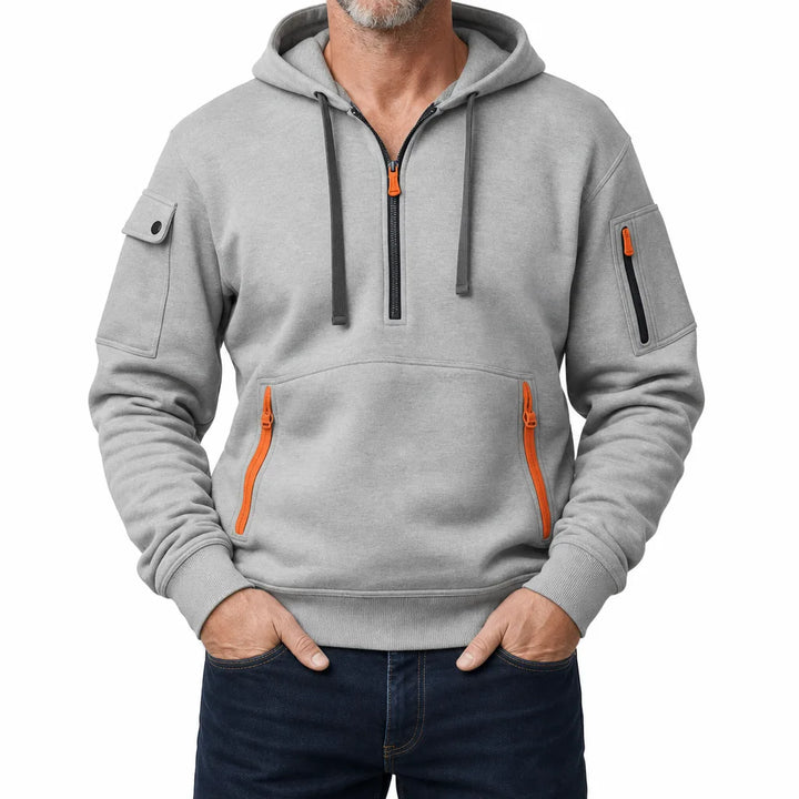 Men’s Utility Quarter-Zip Pullover Hoodie