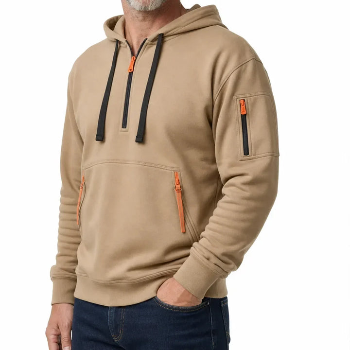 Men’s Utility Quarter-Zip Pullover Hoodie