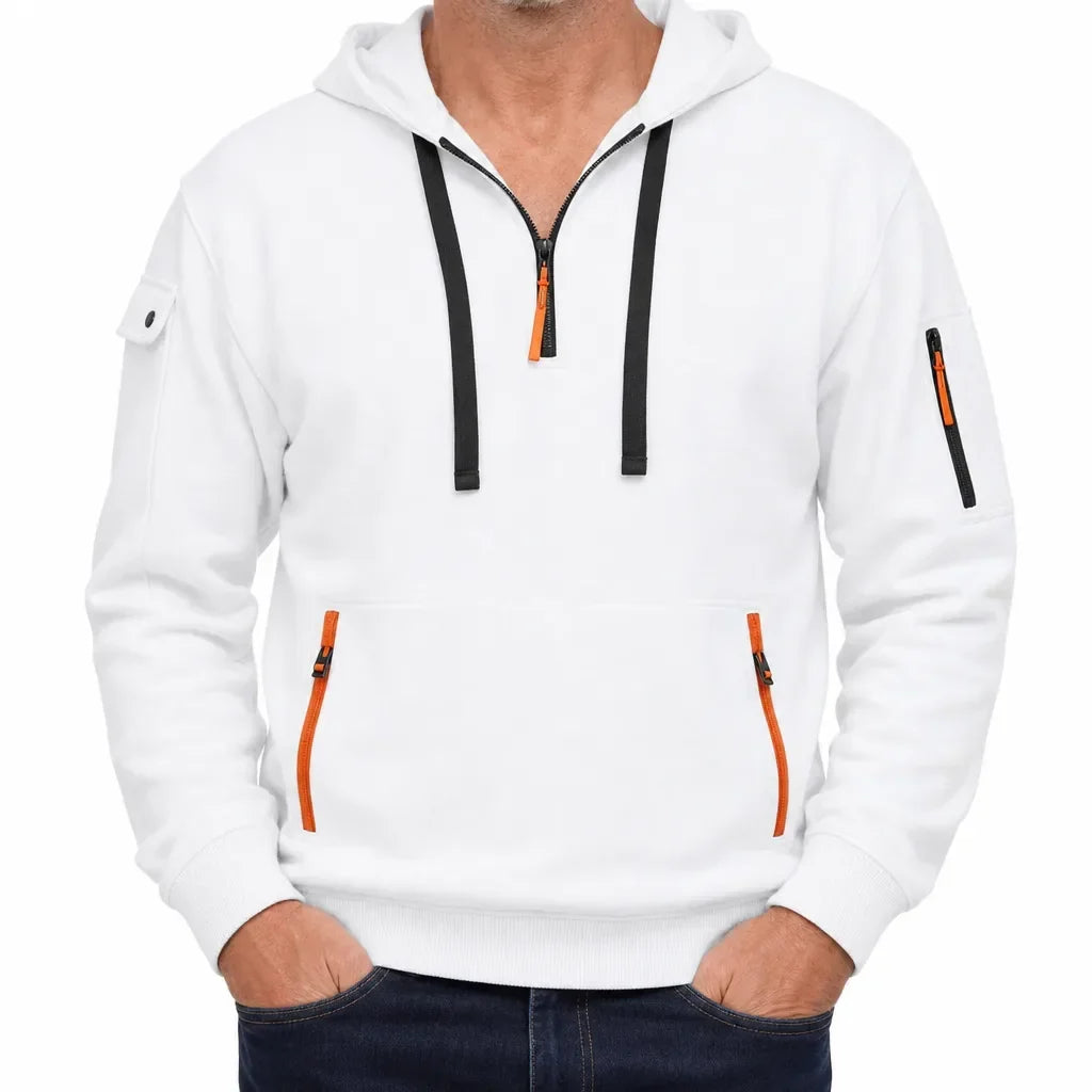 Men’s Utility Quarter-Zip Pullover Hoodie