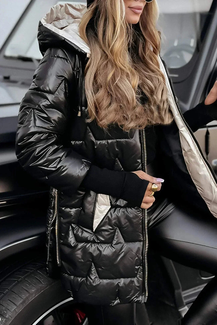 Women’s Belted Longline Wrap Coat