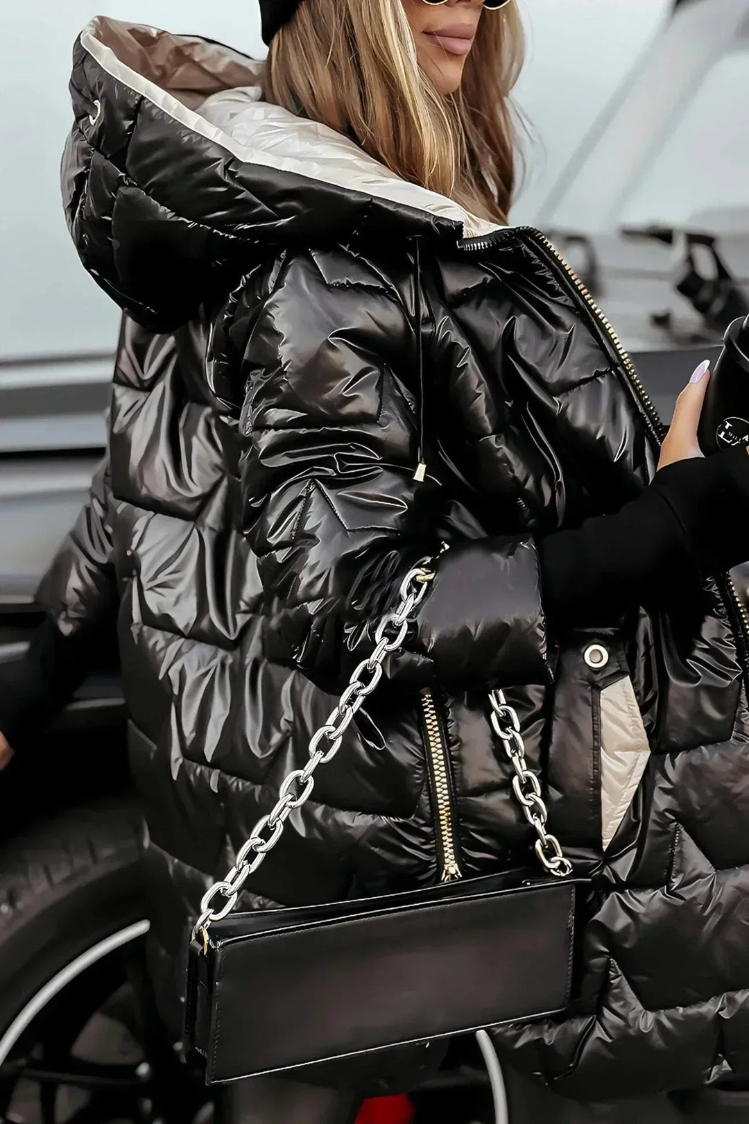 Women’s Belted Longline Wrap Coat