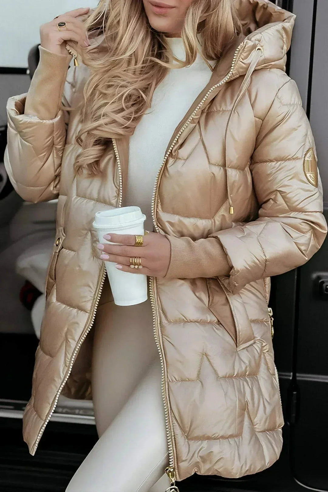 Women’s Belted Longline Wrap Coat