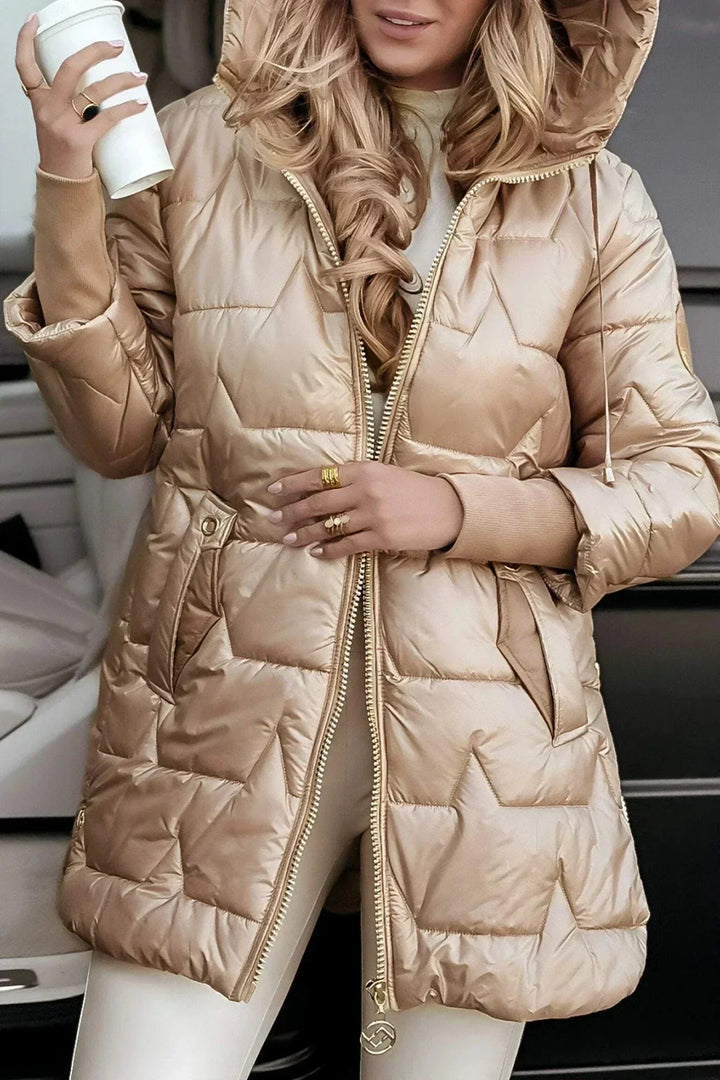 Women’s Belted Longline Wrap Coat
