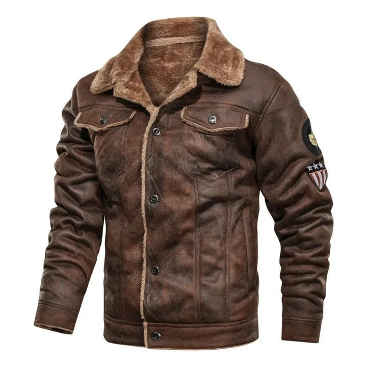 Men’s Insulated Winter Biker Jacket