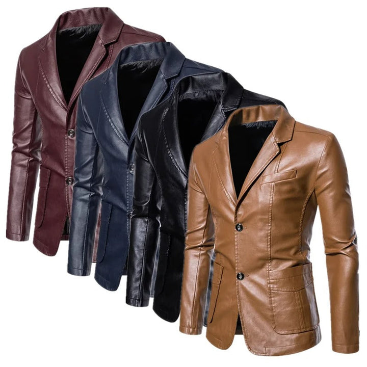 Men’s Business Casual Moto Jacket