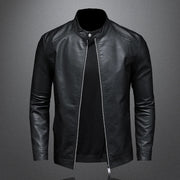 Men’s Classic Zip Front Biker Jacket