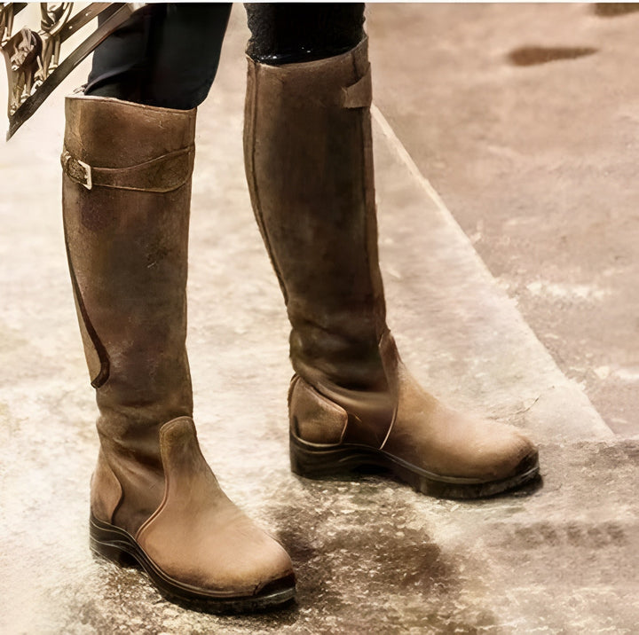 Women’s Knee-High Equestrian Riding Boots