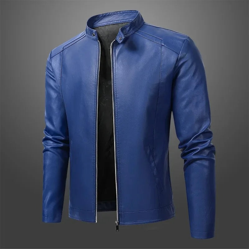 Men’s Slim Fit Biker Moto Jacket