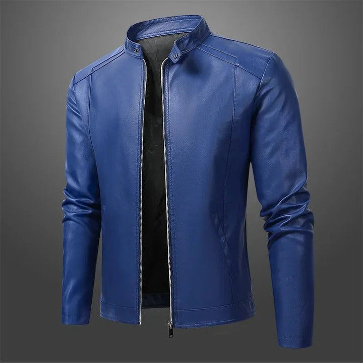 Men’s Slim Fit Biker Moto Jacket