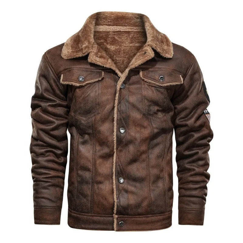 Men’s Insulated Winter Biker Jacket