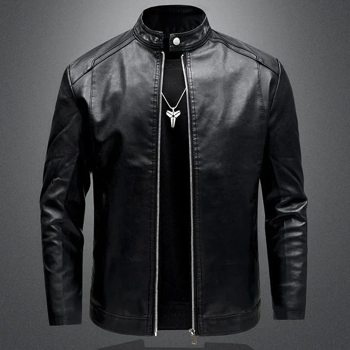 Men’s Slim Fit Biker Moto Jacket