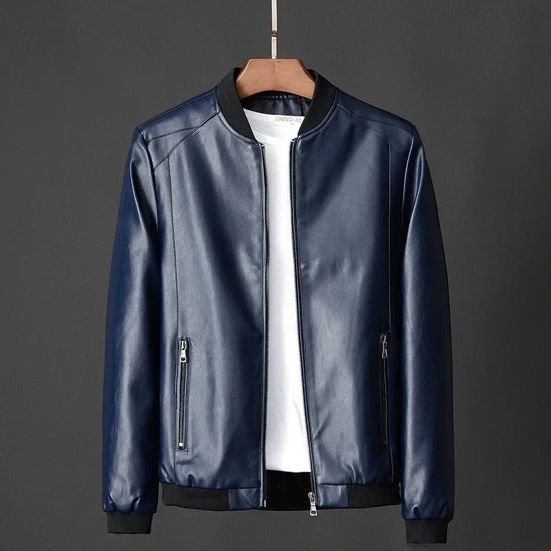 Men’s Slim Fit Moto Biker Jacket