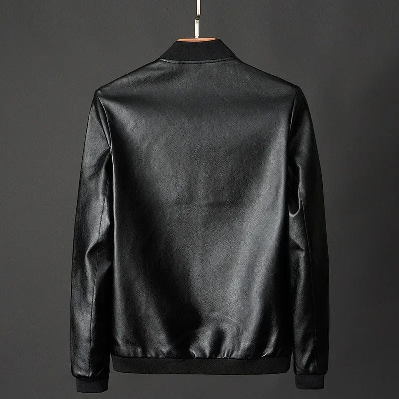 Men’s Slim Fit Moto Biker Jacket
