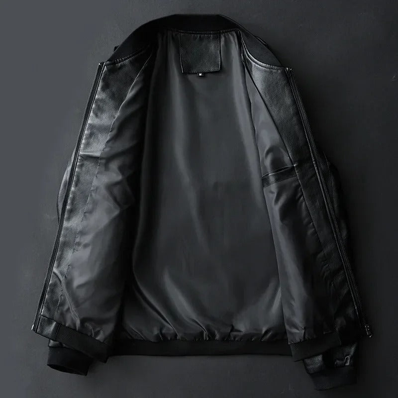 Men’s Slim Fit Moto Biker Jacket
